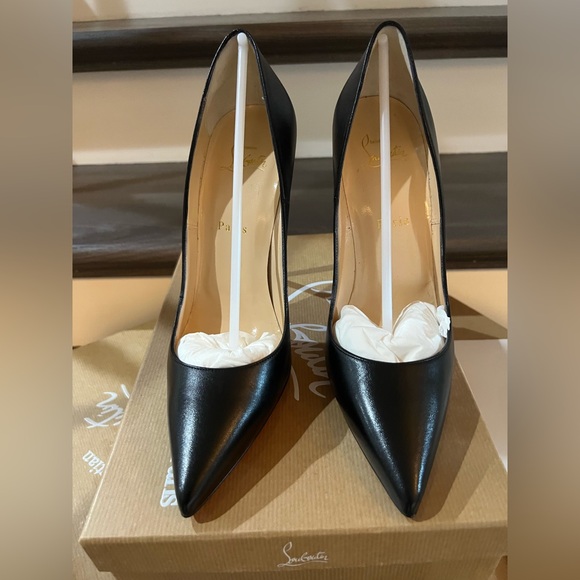 Christian Louboutin So Kate Black Leather Pumps Size 40 - Picture 4 of 14